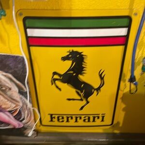 Ferrari vintage sign